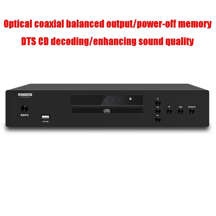 Lecteur CD multifonction haut de gamme, décodage DTS de qualité fièvre, lecteur CD HIFI professionne