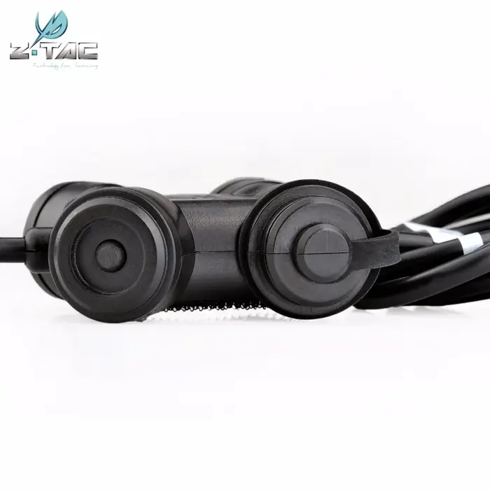 Z-TAC DulMédiateur set Ptt Double Bouton Canal Unique MendMotorola Walperforé talperforé Accessoires