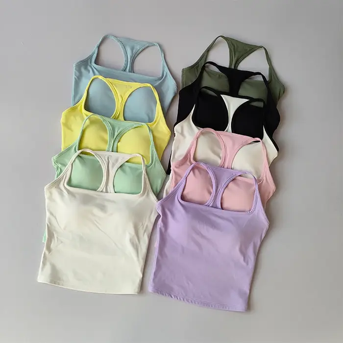 Gilet de sport et de Fitness avec coussin de poitrine, résistant aux chocs, beauté du dos, sensation