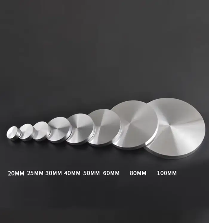 Adaptateur de Dessus de Table en Aluminium, Disque de Nuit Circulaire en Métal, Adapté aux Tables Ba