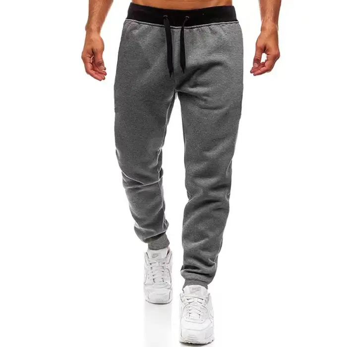 Pantalons de sport pour hommes longs de course d'entraînement de jogging de survêtement de fitness nouvelle collection 2024材质性能训练跑步健身运动长裤新款