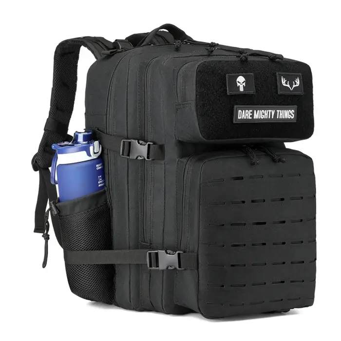 45L sac à dos extérieur pour hommes sac à dos Molle sac à dos de randonnée avec support de bouteille
