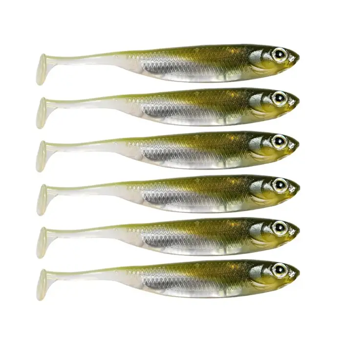 Leurres souples de pêche 7cm 8cm 10cm alose pêche ver nageurs Silicone leurre souple pour carpe bar 