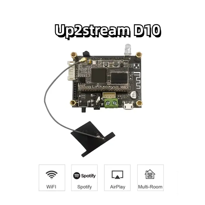 D10 WiFi et Bluetooth 5.0 Module de réception Audio Bluetooth sortie analogique I2S carte de sortie 