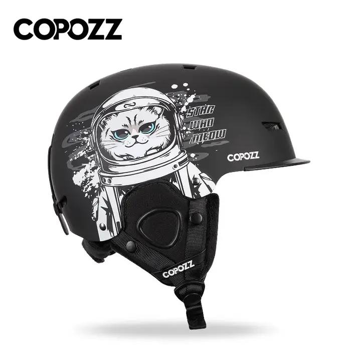 COPOZZ nouveau casque de Ski unisexe certificat casque de Ski Anti-impact semi-couvert pour adultes 
