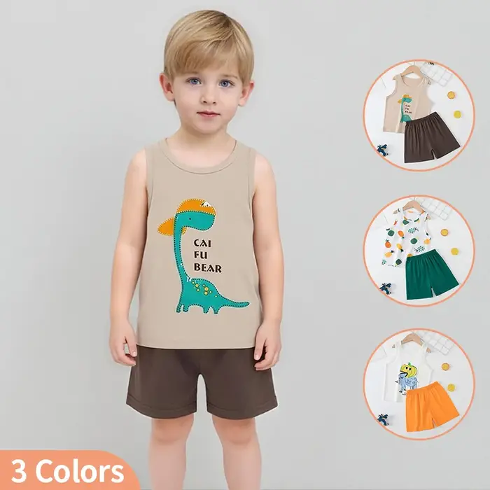 Ensemble de gilets polyvalents pour enfants, 2/3 pièces, décontractés, sportifs, confortables, avec 