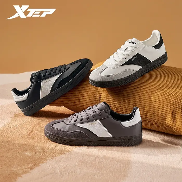 Xtep GAT-Chaussures de skateboard pour femmes, baskets souples de rue, chaussures de sport confortab