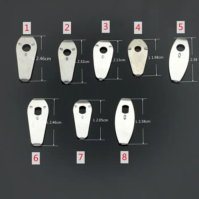 Johonneur Métalliques pour Cuir oral elu, Mélange de Tailles, Accessoires pour Ciseaux de Coiffure, 