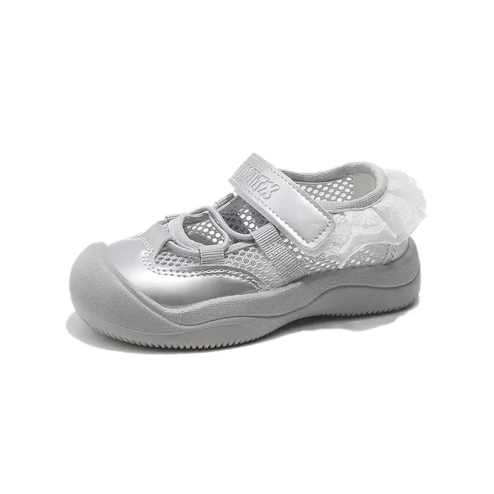Chaussures de princesse pour filles, baskets en dentelle, chaussures Mary Jane à semelle souple pour