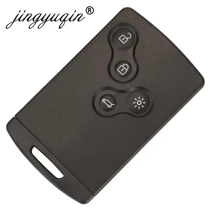 Jingyuqin 433MHz 4A PCF7953 puce clé de voiture carte à puce pour Renault Clio IV Captur passif sans