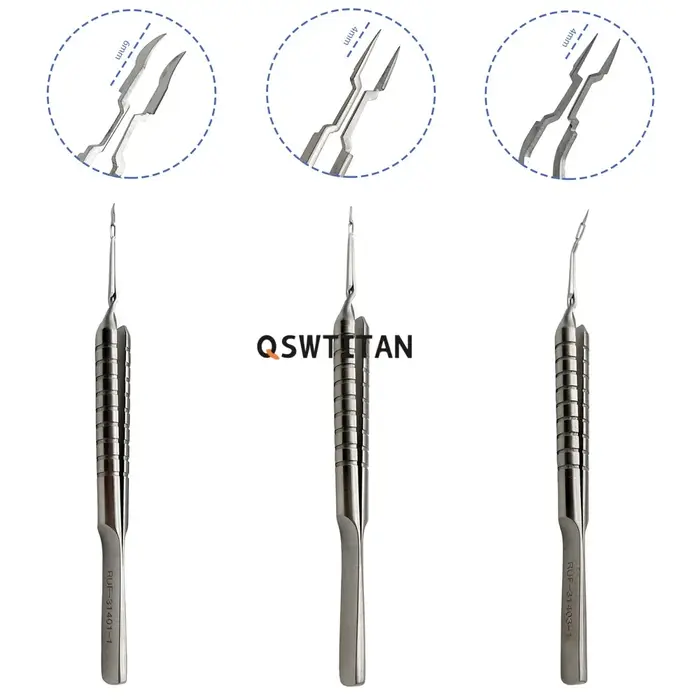 QSWTITTAN pince à paupières Akahoshi Phaco Prechopper Instrument ophtalmique pour les yeux poignée r