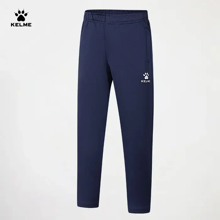 Kelme pantalon droit tricoté personnalisé pour enfants course en plein air pantalon de sport polyval