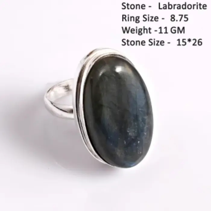 Bague en Malachite, Amazonite, Turquoise, Jaspe, Agate, Charoïte, Topaze Bleue, Labradorite, Pierre 