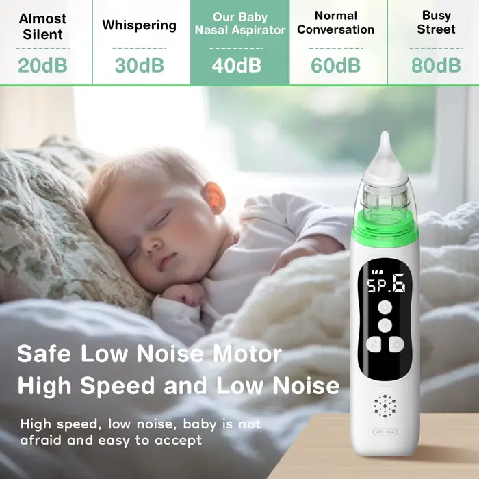MAMIJOY – aspirateur Nasal électrique pour bébé, dispositif d'aspiration du nez avec embout en Silic