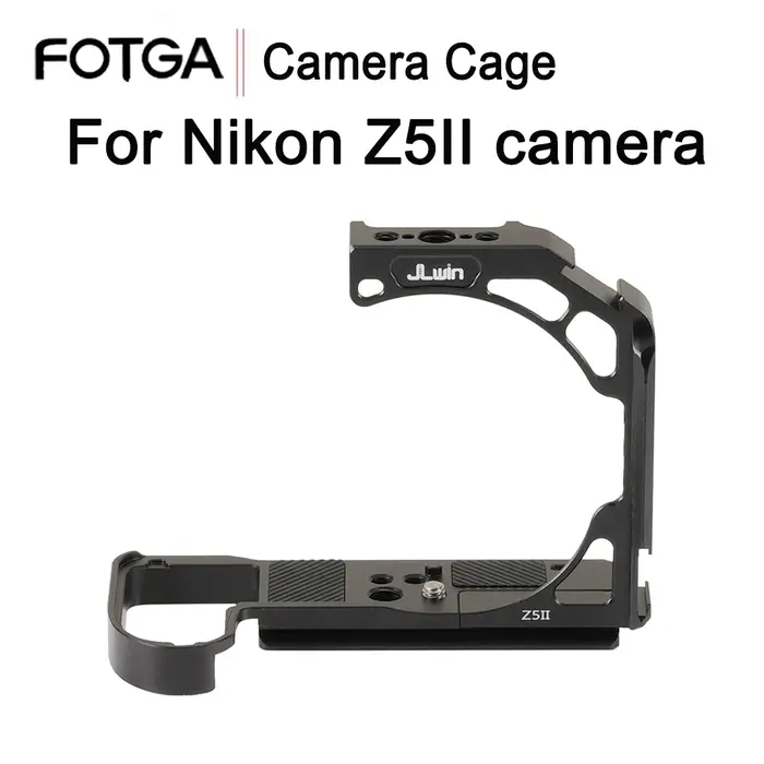 FOTGA Z5II Cage de caméra pour Nikon Z5 II poignée latérale de caméra poignée supérieure plaque de d