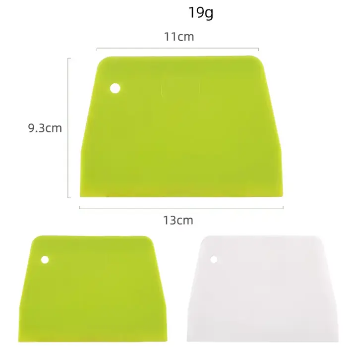 Outil de cuisson, grattoir en plastique, bricolage, spatule à crème pour pâtisserie, couteau de coup