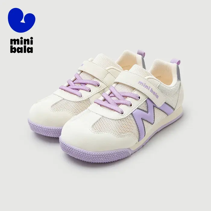 Chaussures de sport en maille respirante pour enfants, coordonnantes, anti-chute, cool, mini bala, c