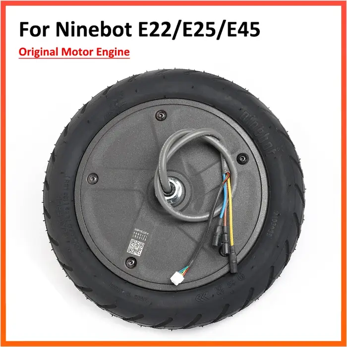 Moteur 350W d'origine pour scooter électrique Ninebot E22 E25 E45, roue motrice avant 9x2, pièces de