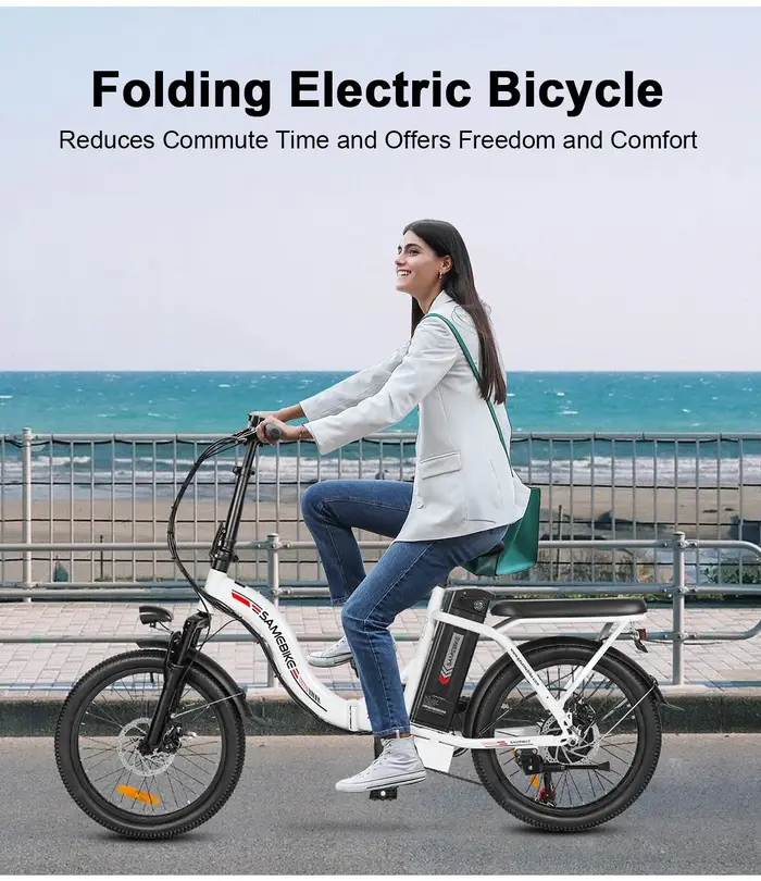 Vélo électrique pliable léger 36V 12Ah pour ville et montagne occasionnels adultes trajets quotidiens randonnées exploration voyage