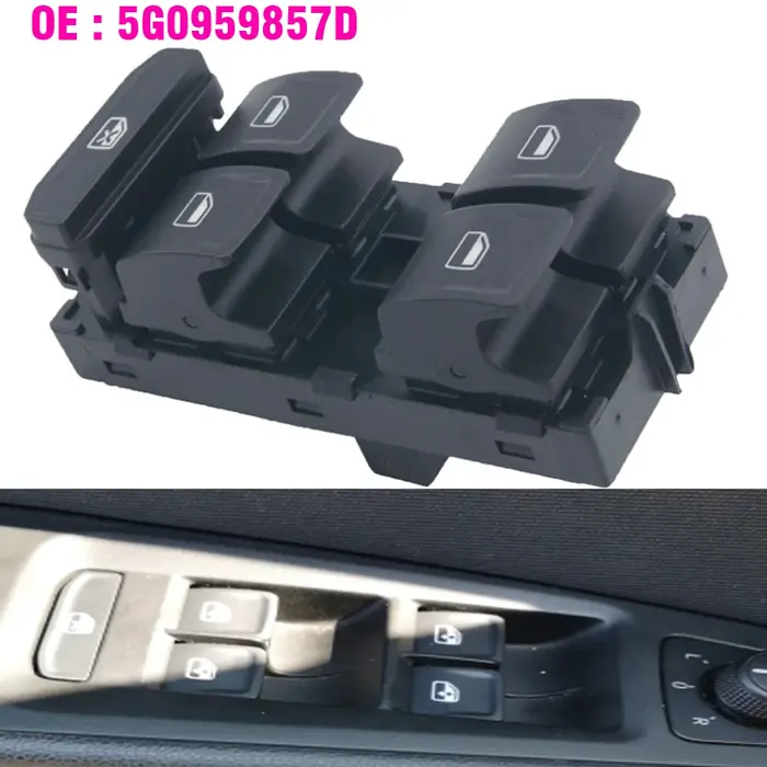 Bouton de commande de commutateur de fenêtre électrique, pour Seat Ateca Lbiza/ST Leon VW Polo 2013 