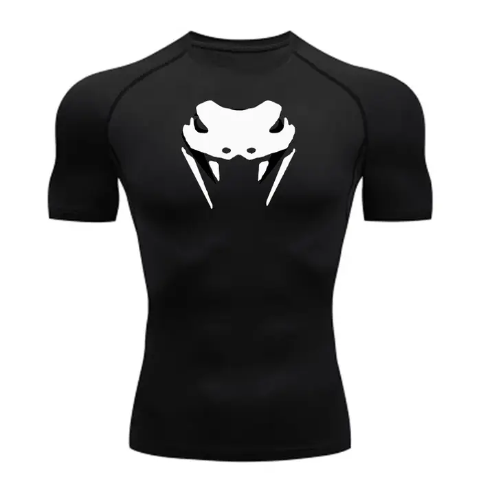 Nouveau T-shirt de compression pour homme, fitness, gym, super-héros, sport, course à pied, Rashgard