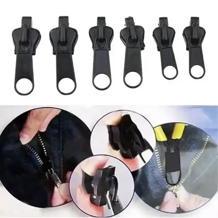 Kit de réparation de fermeture éclair universelle, 3 tailles, remplacement de curseur de fermeture é