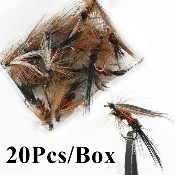 5/10/20 pièces appâts d'insectes artificiels mouches leurres de pêche à la mouche appât libellule ap