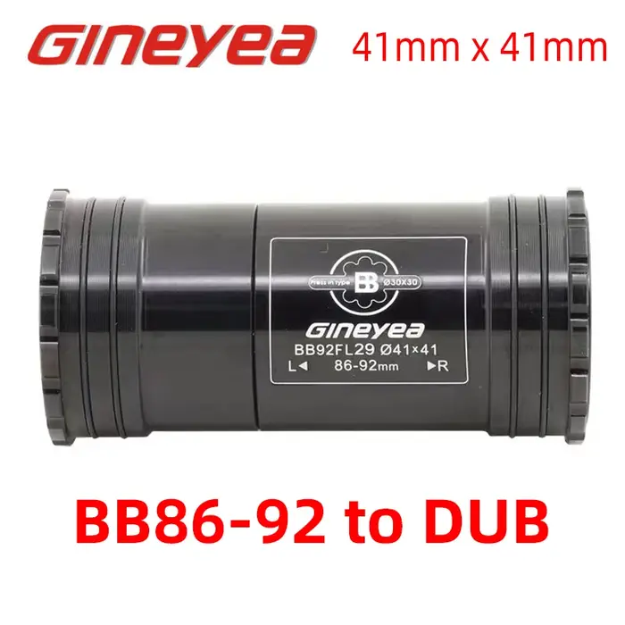 Gineyea vélo BB92DUB PF41DUB presse ajustement supports inférieurs pour vélo de route cadre de monta
