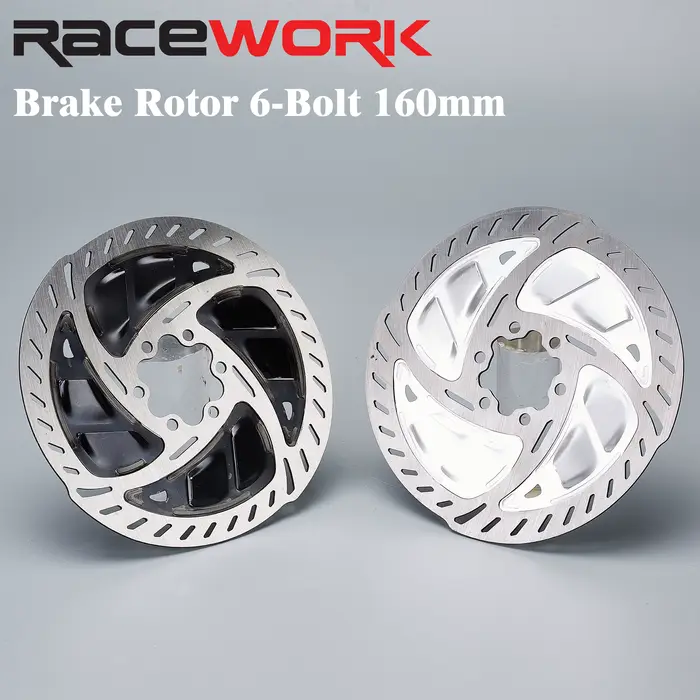 RACEWORK vtt frein à disque Rotor haute qualité montagne route vélo frein à disque 140/160mm 6 boulo
