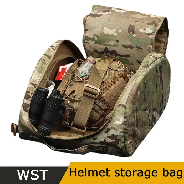 Sac de casque tactique grande capacité chasse Airsoft sac de rangement de casque rapide portable en 