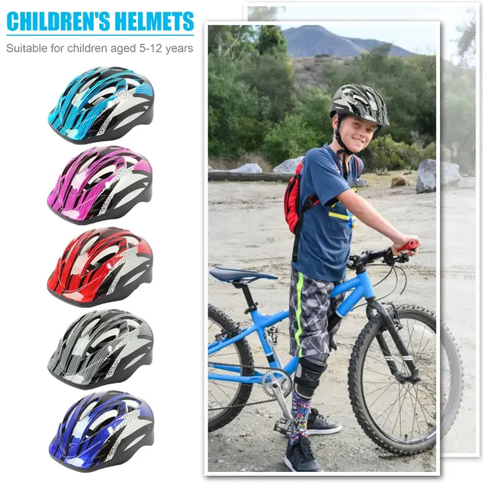 Casque de Protection Polyvalent pour Enfants Activités de Vélo Patinage et Équitation Sécurité et Confort