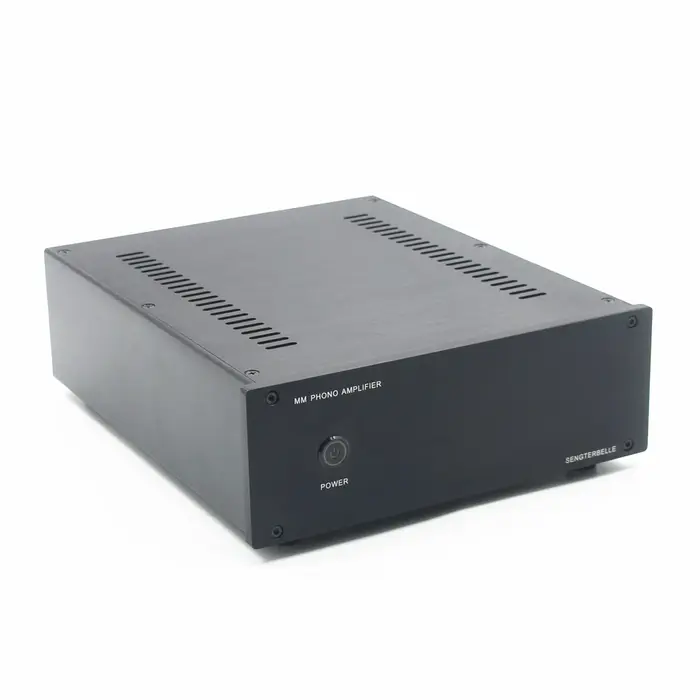 Boîtier d'amplificateur phono coloré, noir, tout châssis en aluminium, MM, SHURE, EAR834, ST2609