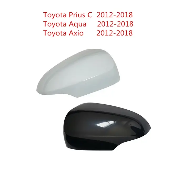 Couvercle de rétroviseur latéral de voiture noir ou blanc, boîtier de rétroviseur, accessoires autom