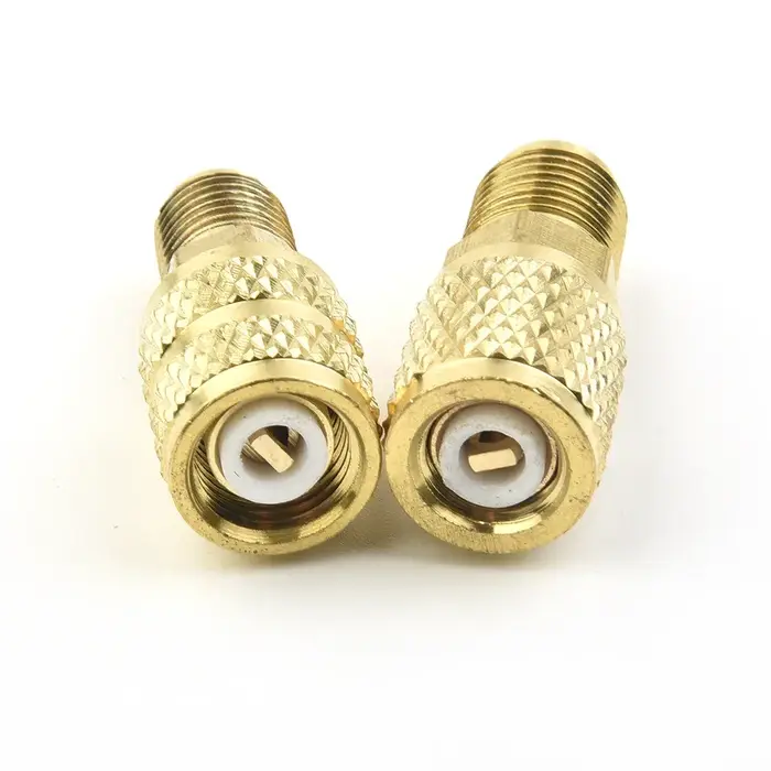 Tête de connecteur femelle/mâle 5/16 "SAE mâle/femelle 1/4", adaptateur SAE pour climatiseur R410 R3