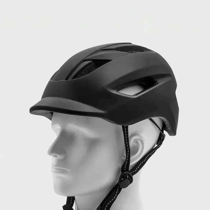 Casque de vélo moulé avec feu arrière
