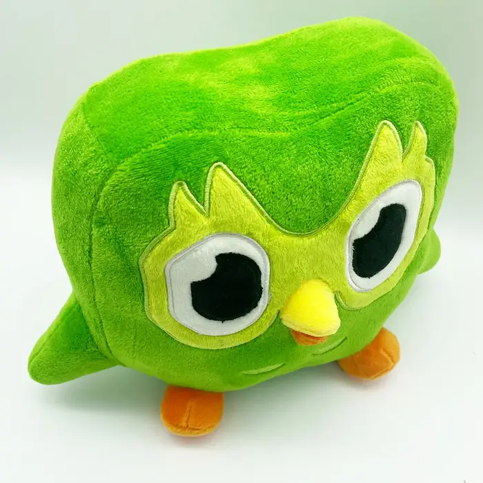 Belle peluche Duo verte duo le hibou, jouet en peluche de dessin animé, Animal en peluche doux, poup