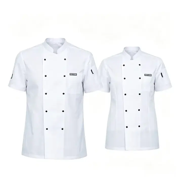 Vêtements de travail résistants à l'usure pour hommes et femmes restaurateurs restaurants écoles cantines cuisines pâtisserie