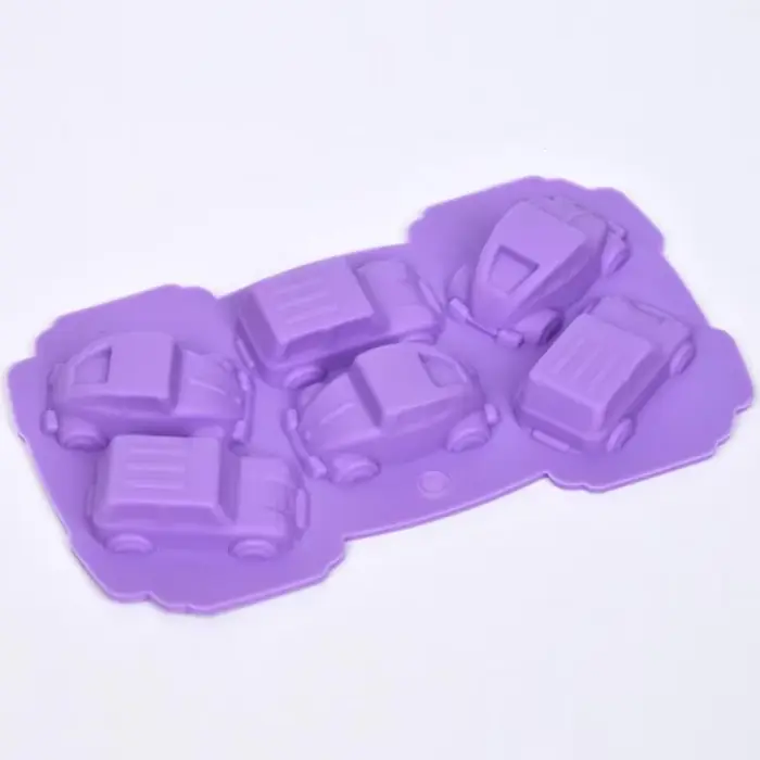 Moule à chocolat en silicone pour voiture, glace, bonbons, cuisson, gâteau, cookie, pouding, F2