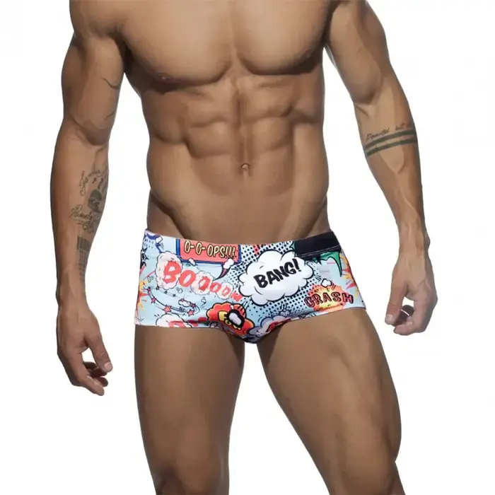 Maillot de bain boxer homme sexy - Shorts plage surf natation troncs brouilleur bain court