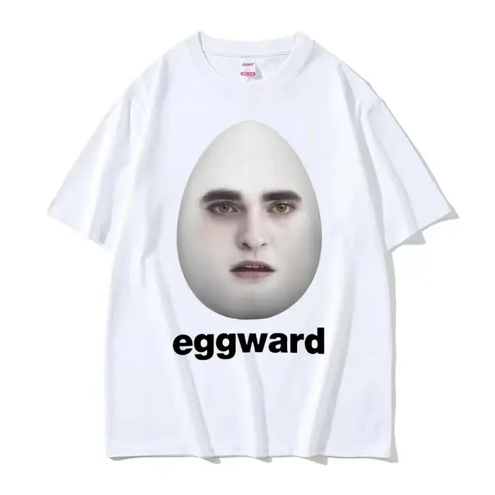 Chaud crépuscule oeuf drôle Meme t-shirt Edward Cullen parodie Humor t-shirt hommes femmes décontrac