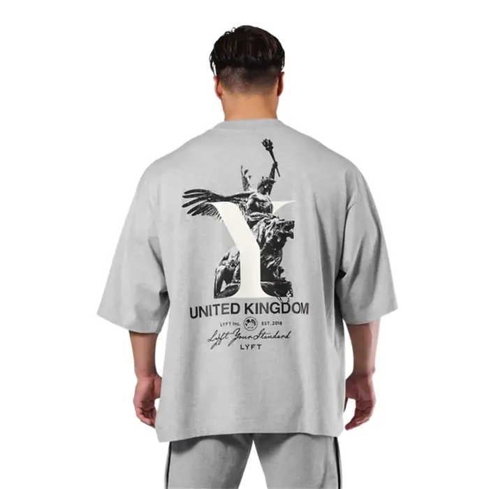T-shirt sport LYFT 2024 homme - Mode fitness entraînement coton élastique course gym été