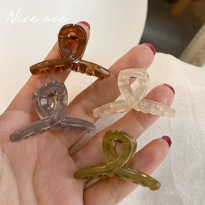 Mini pince à cheveux mignonne pour petite fille, 4 pièces, frange semi-transparente, clip latéral, p