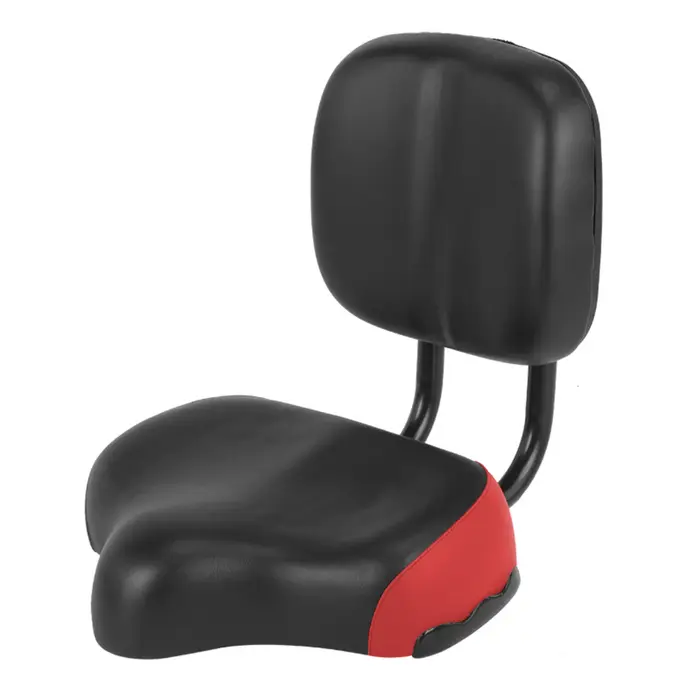 Siège de vélo large avec dossier intégré pour hommes et femmes, vélos rotatifs, électriques et tricycles, confort maximal pour randonnées et exercices