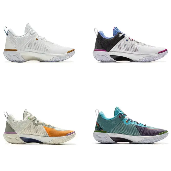 Li-Ning Chaussures de basket-ball pour hommes WADE SHADOW 6V2, chaussures de sport avec coussin BOOM