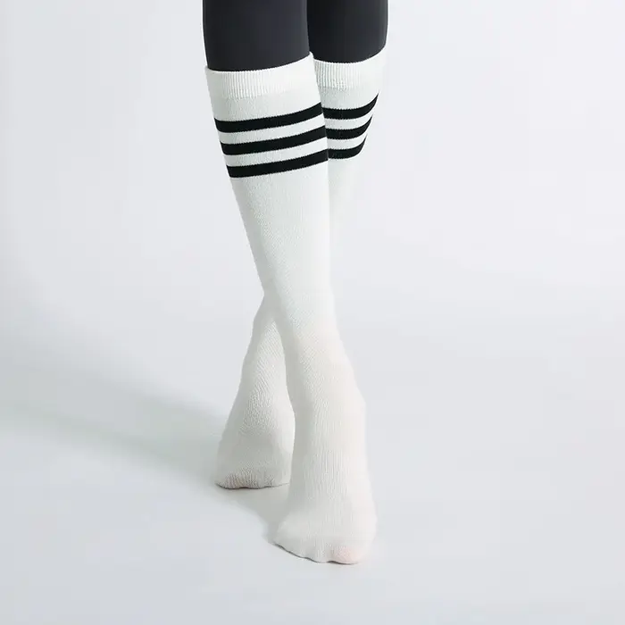 Chaussettes yoga anti-dérapantes femmes - Coton sport respirant fitness pilates danse automne hiver