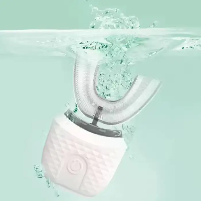 Brosse à dents électrique en forme de U portable, brosse à dents électrique automatique en forme de 