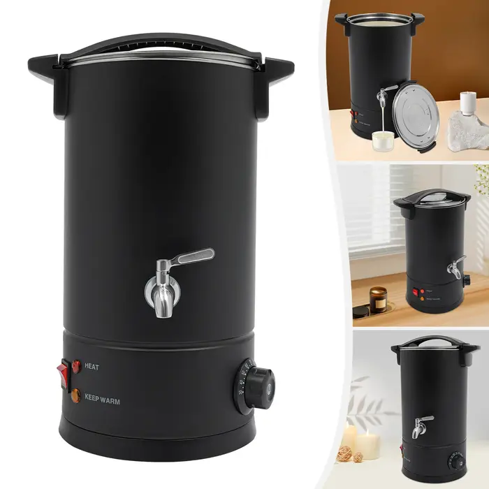 Kit de fusion de cire électrique en acier inoxydable 10L 1800W avec contrôle de température pour la 