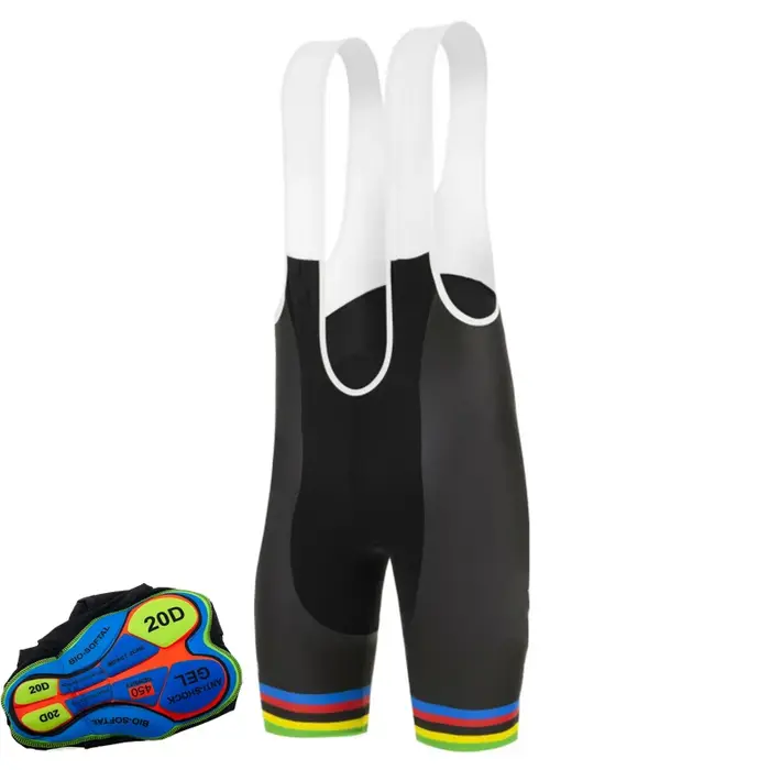 20D Gel épais antichoc Pad cyclisme cuissard hommes hommes cyclisme Shorts 6 heures Ride Pro Lycra h