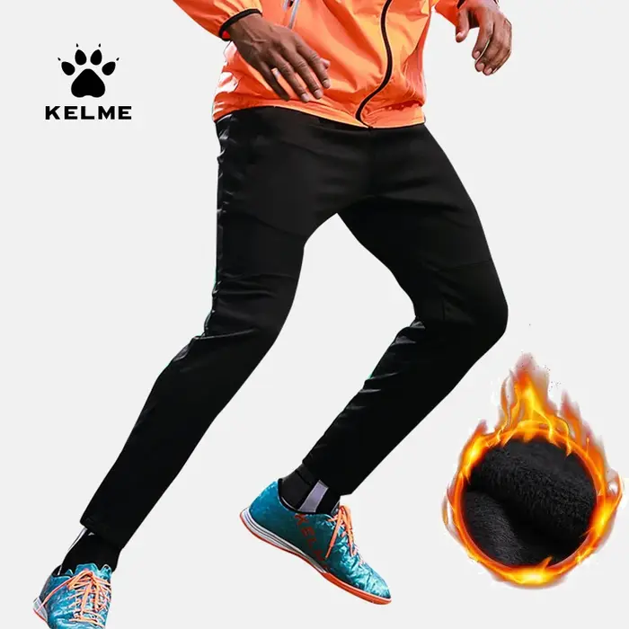 KELME – pantalon de sport Long et chaud pour homme et enfant, épais, rembourré, pour le Jogging, le 
