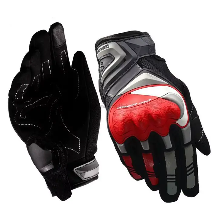Gants de Moto gants de Moto respirants doigt complet protection écran tactile Guantes course Moto Mo